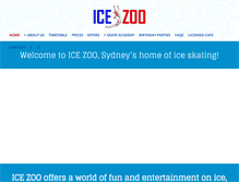 Tablet Screenshot of icezoo.com